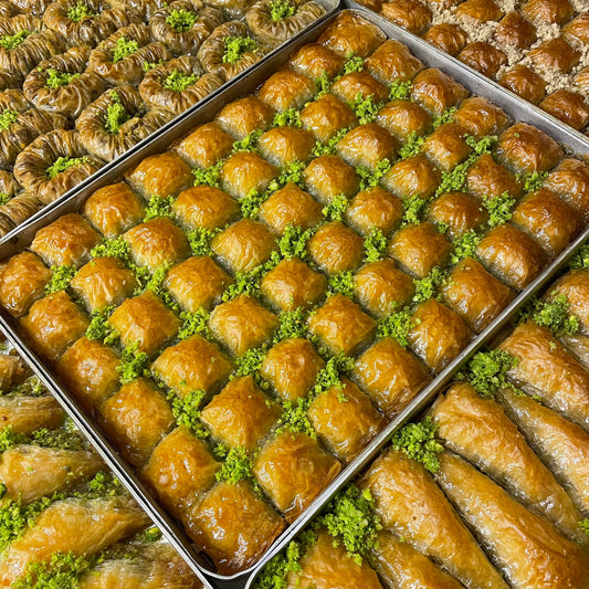 Traditional Turkish Square Pistachio Baklava